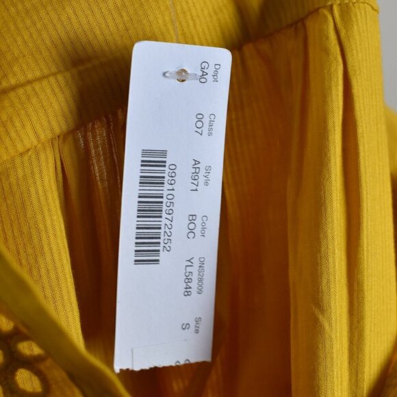 J. Crew Ruffle Sleeve Top with Embroidered Eyelet NEW - S - Picture 11 of 11